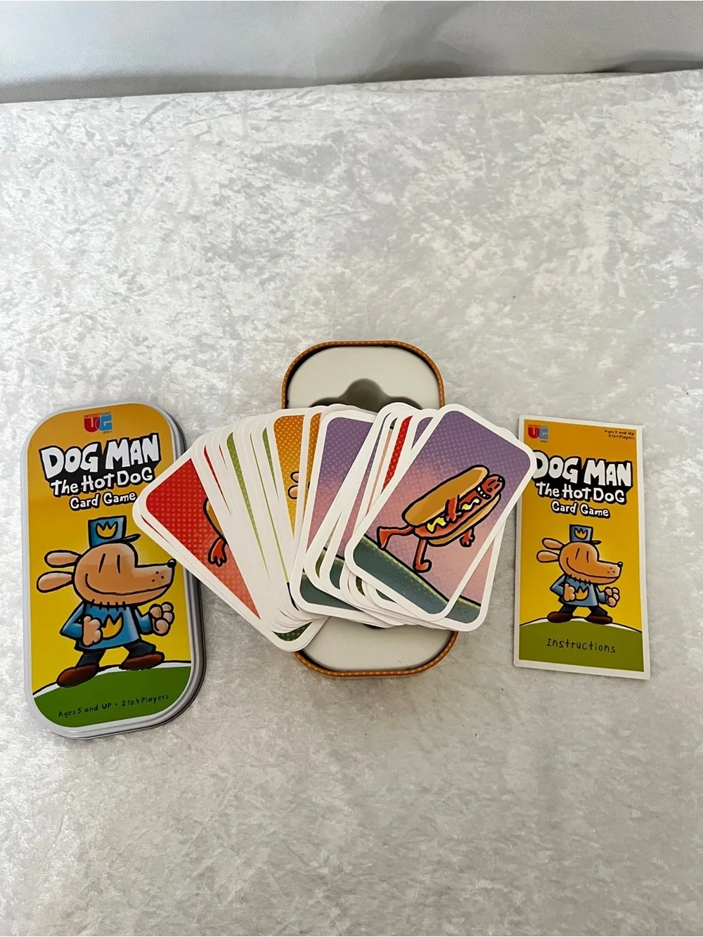 Dog Man The Hot Dog Card Game Ages 5 and -Up Kids Game